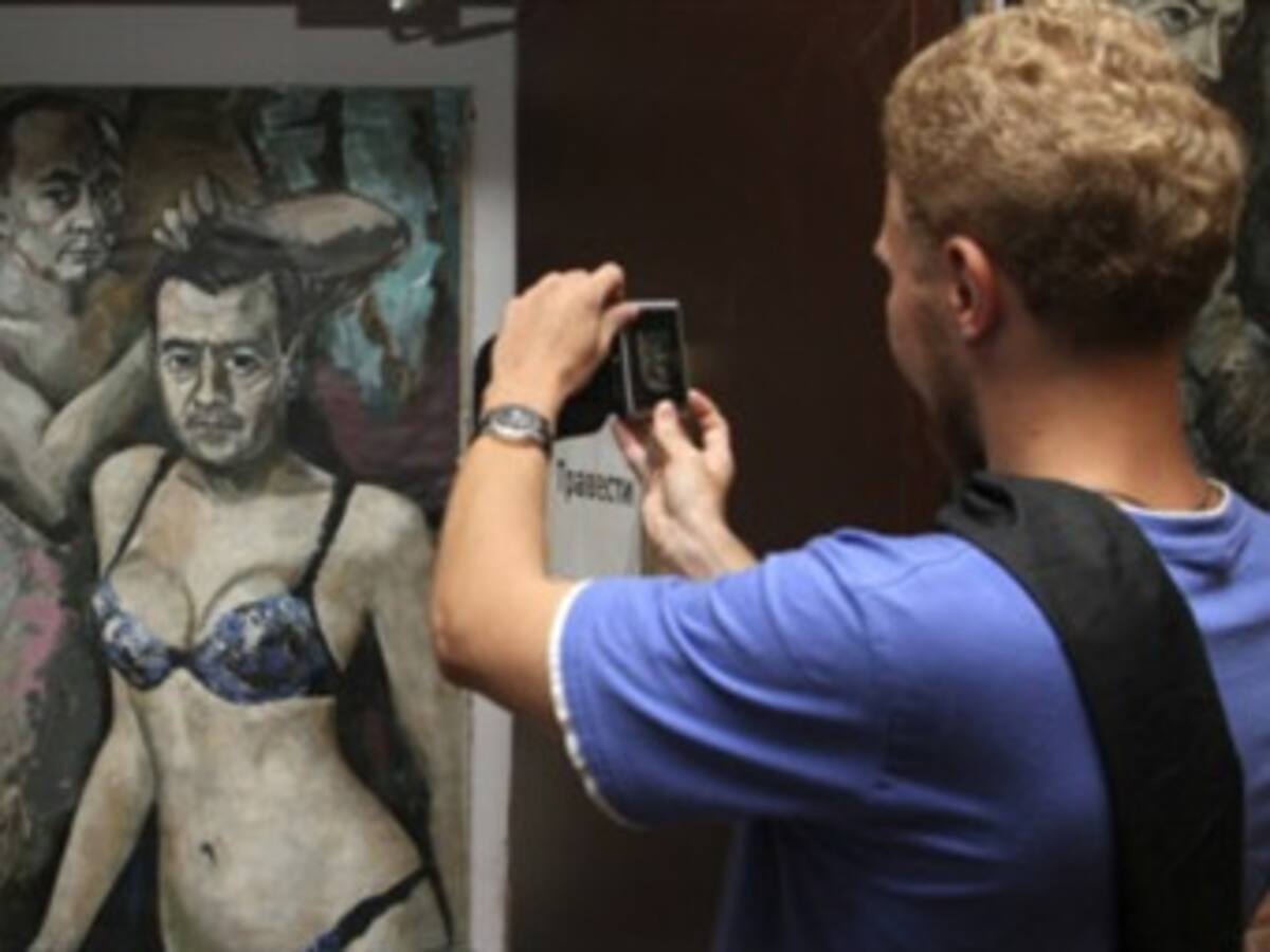 Gran polemica sobre la pintura de Putin que enojó a las autoridades rusas