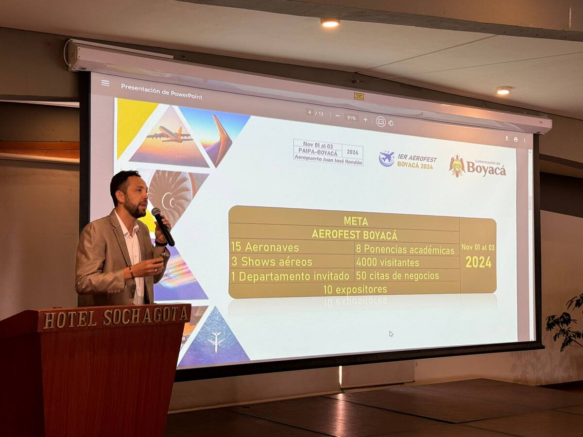 Boyacá tendrá su primera feria aérea: AeroFest 2024