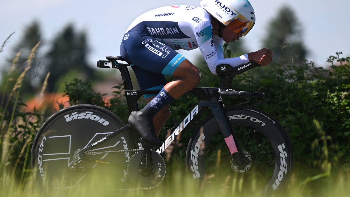 Santiago Buitrago fue el mejor colombiano en la etapa reina del Critérium del Dauphiné