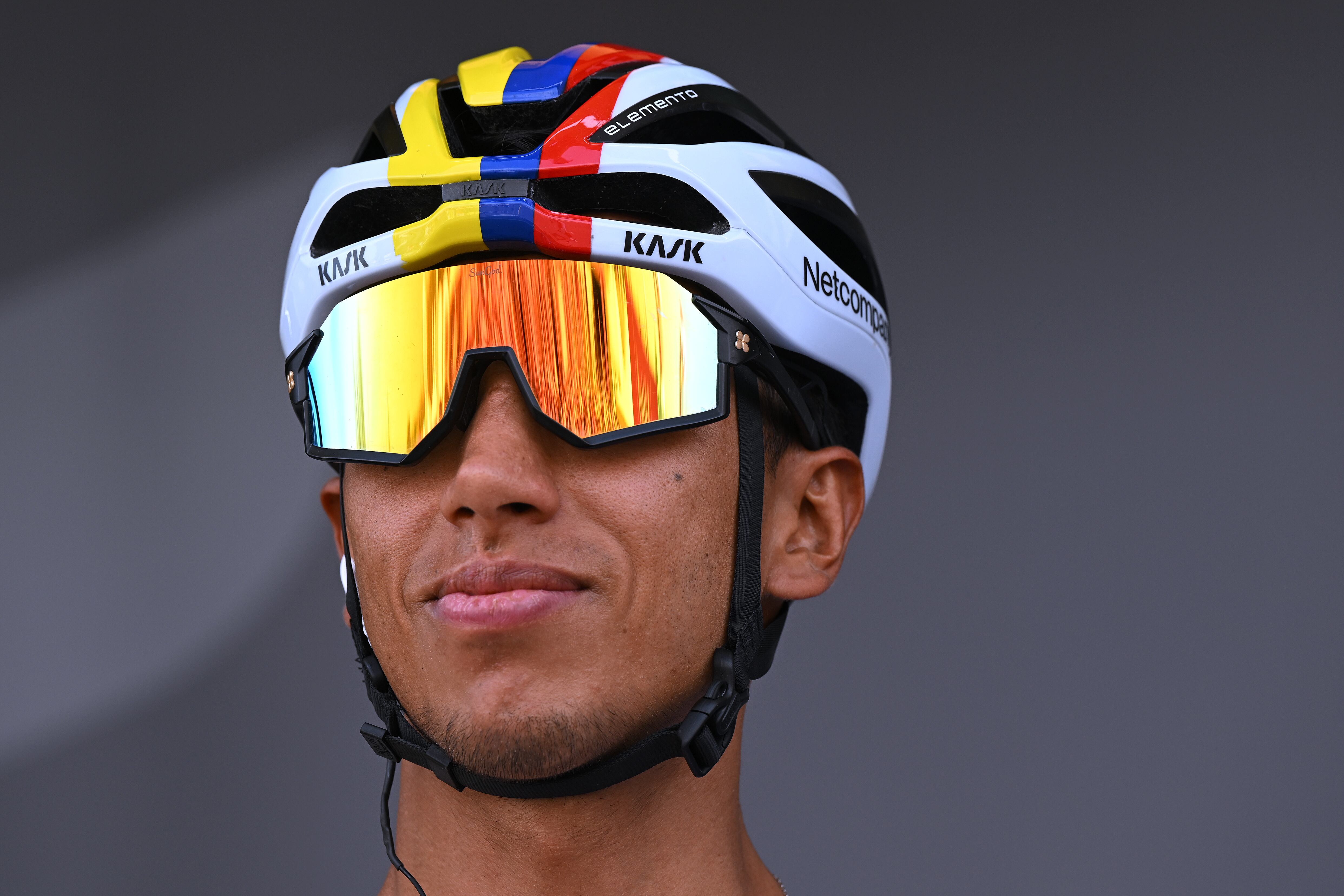 CIRCUIT NEVERS MAGNY-COURS, FRANCE - JULY 16: Egan Bernal of Colombia and Netcompany INEOS Cycling Team prior to the 113th Tour de France 2026, Stage 12 a 179.1km stage from Circuit Nevers Magny-Cours to Chalon-sur-Saone / #UCIWT / on July 16, 2026 in Chalon-sur-Saone, France. (Photo by Dario Belingheri/Getty Images)