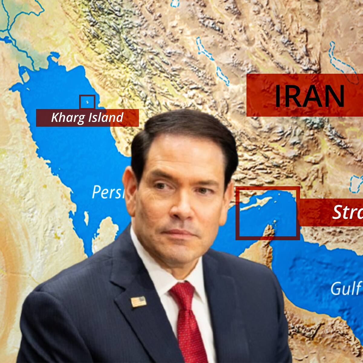 Marco Rubio descartó levantar sanciones a Irán a cambio del desbloqueo del estrecho de Ormuz