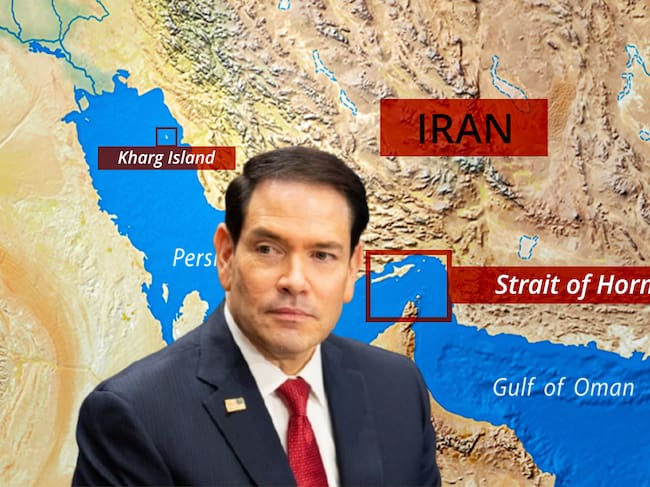 Imagen de referencia. Marco Rubio - Estrecho de Ormuz: Getty Images.