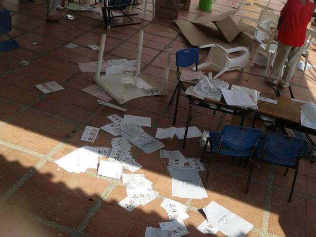 Suspenden votaciones en La Peña, Atlántico por asonada