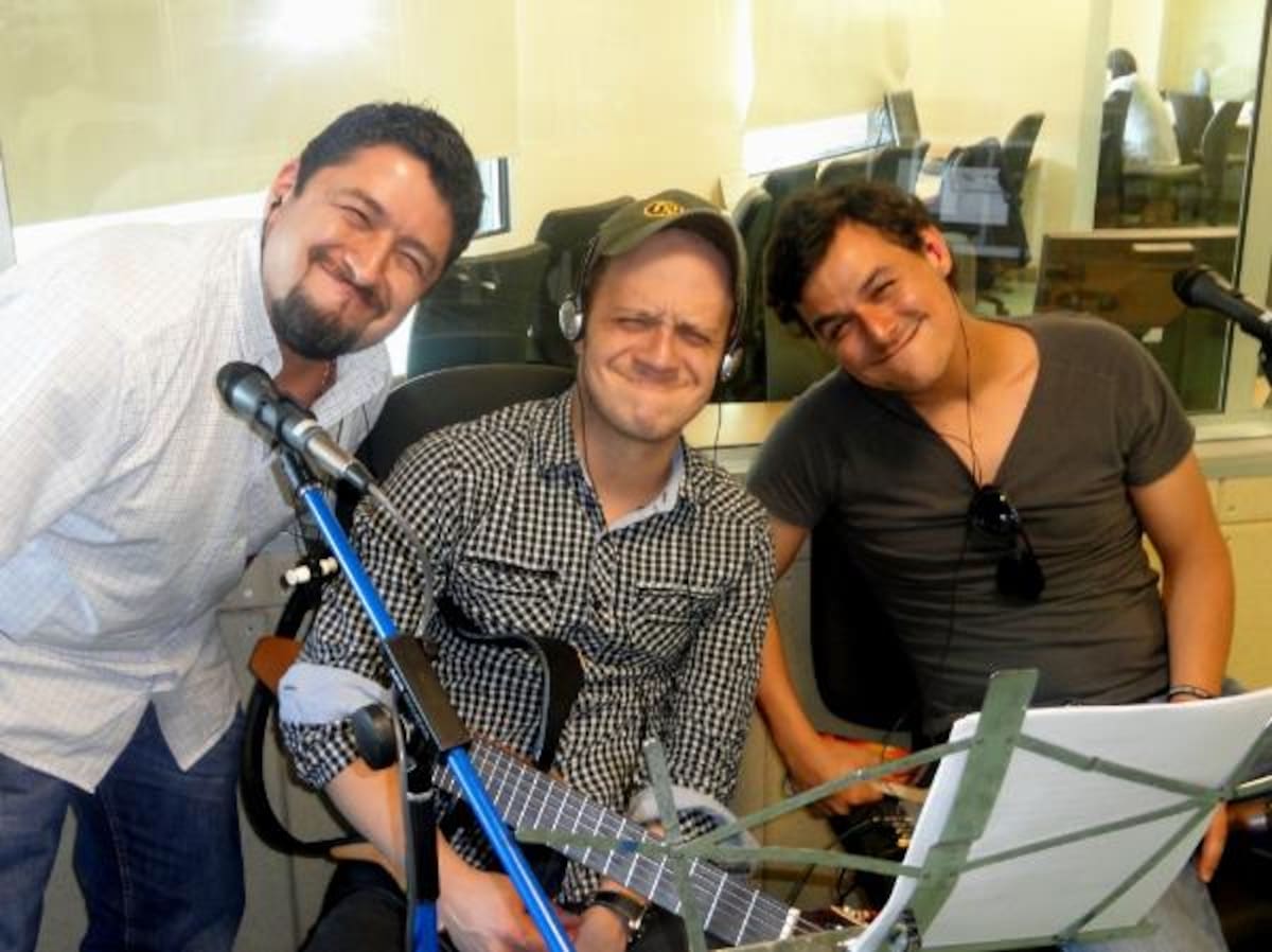 Oscar Delgado, Gigi Posada y Tuto Muñoz