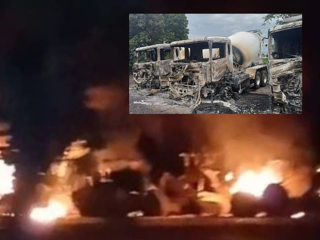 Cortesía Ministerio de Transporte - Atentado en la Troncal del Magdalena II.