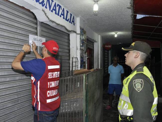 Cierran establecimientos en Cartagena por ausencia de medidas de seguridad