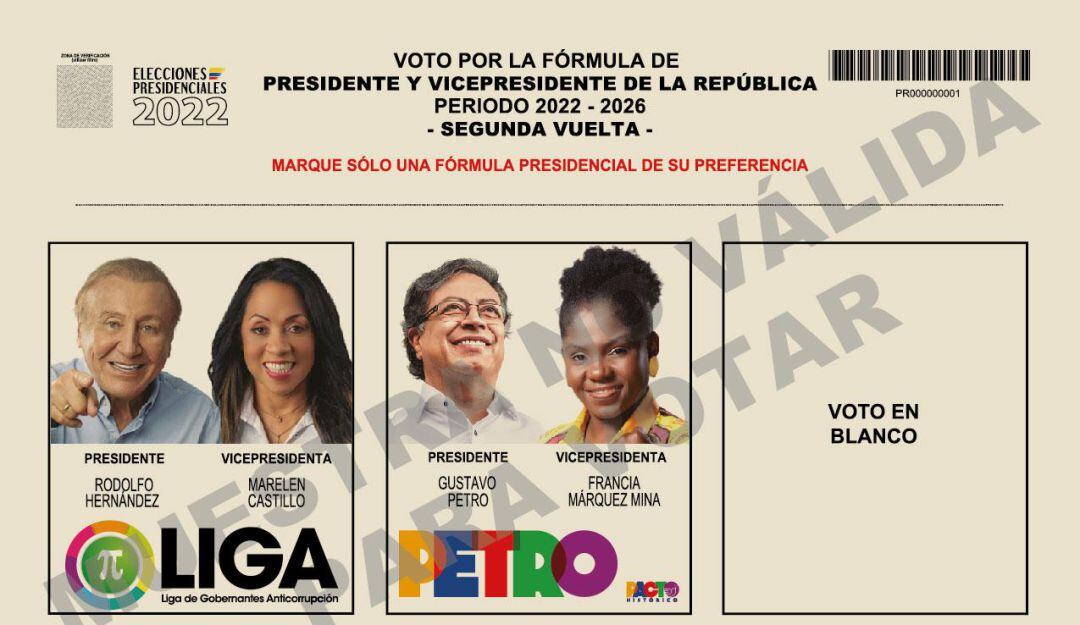 La segunda vuelta presidencial será el 19 de junio