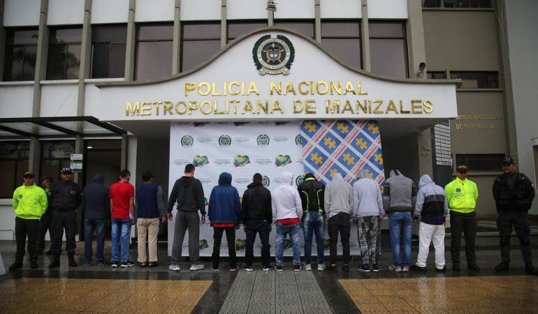 Personas capturadas en la operación "Génesis"