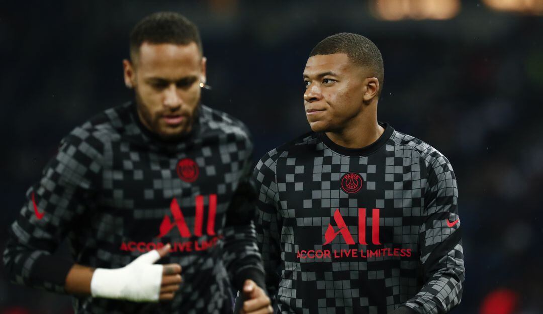 Neymar y Mbappé