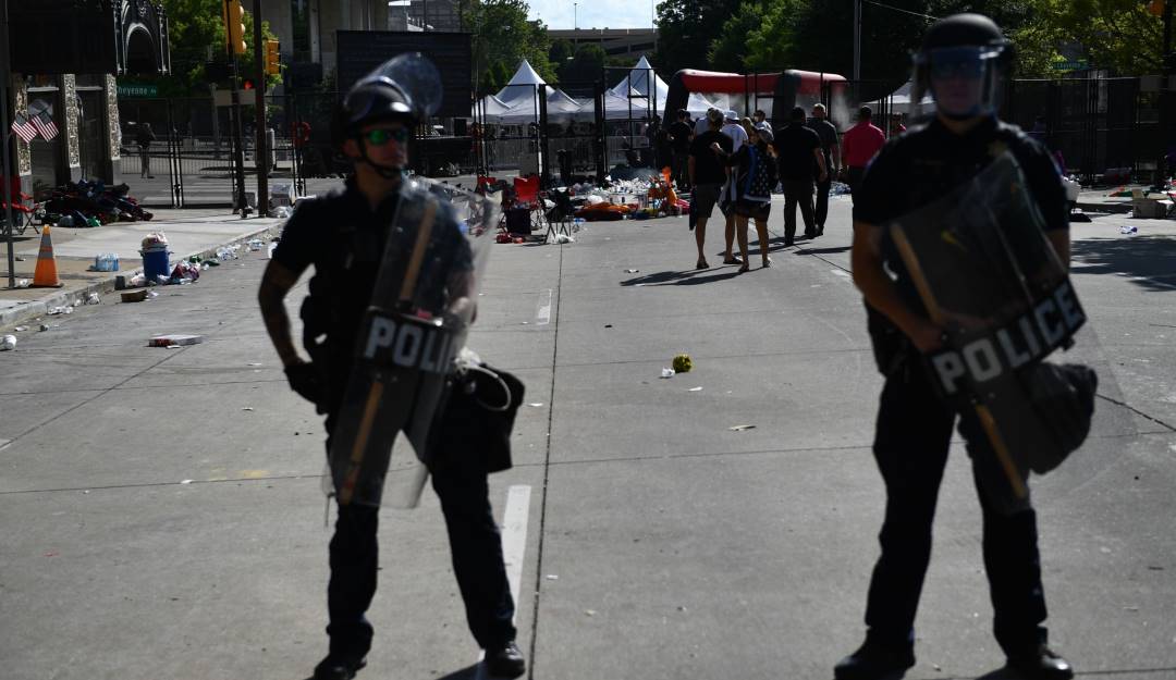 Policía en Oklahoma (EE.UU.).                 Foto: Getty 