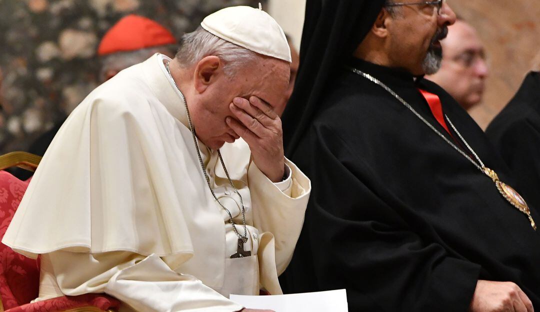 El papa Francisco en el Vaticano