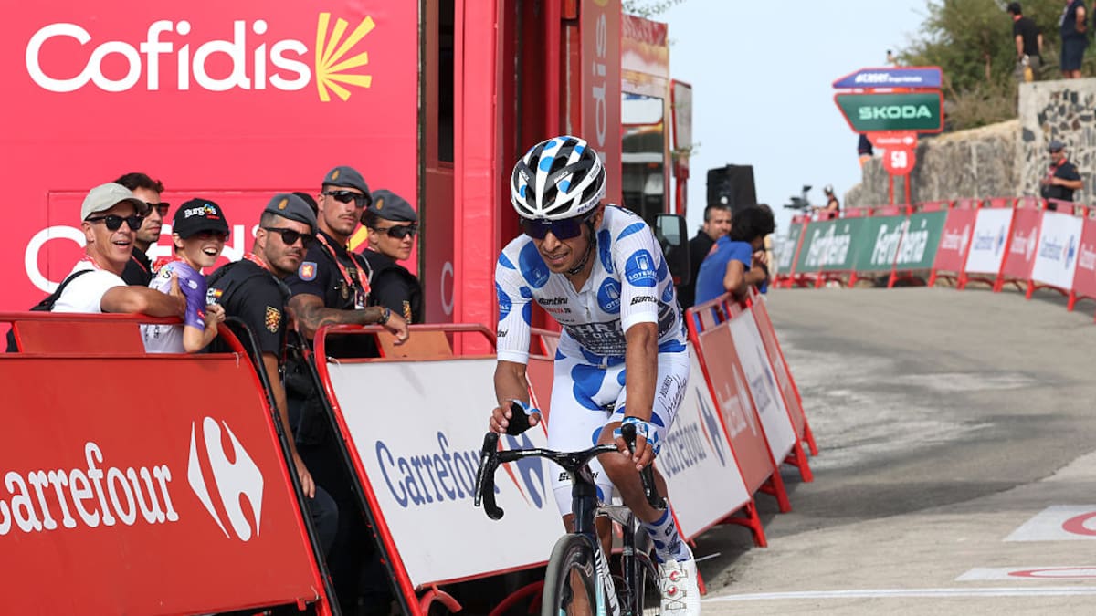 Santiago Buitrago volvió a ilusionar a Colombia: segundo en la etapa 19 de la Vuelta España