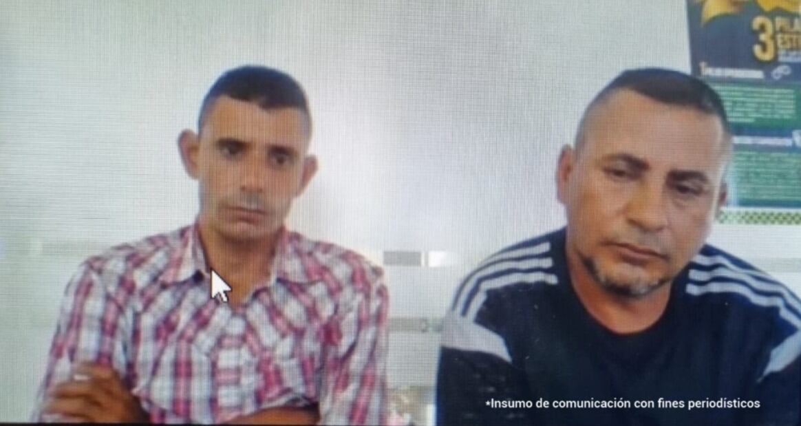 Ever Antonio Durán, alias Ever o Calavera, y Daniel Ortiz Figueroa, alias Camilo o Mugre / Foto: Fiscalía General de la Nación