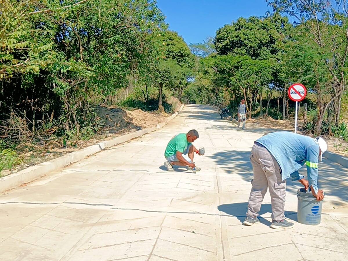 Inauguran nueva 'vía de la Paz' en Capaca, Zambrano, Bolívar