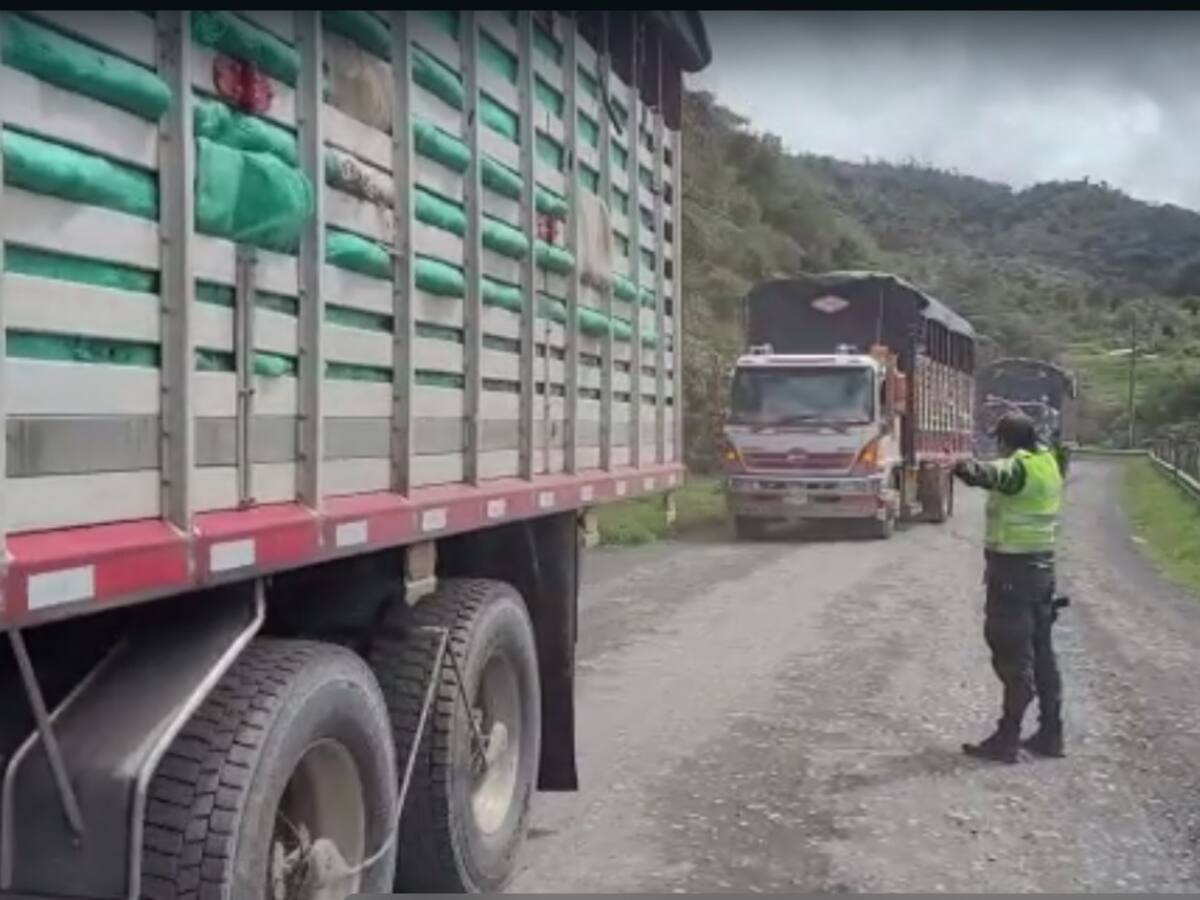 Más de 100 uniformados de la Policía garantizan movilidad en la vía Mocoa