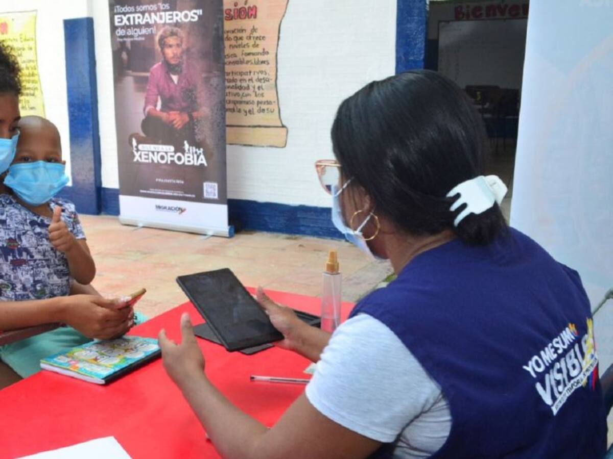 Realizaron jornadas de atención para migrantes venezolanos en Cartagena