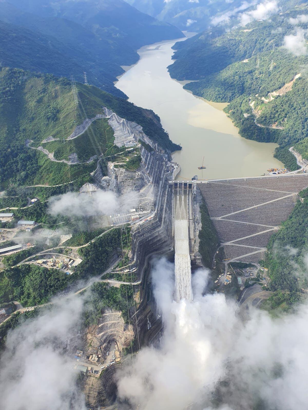 Hidroituango. Foto: Caracol Radio.