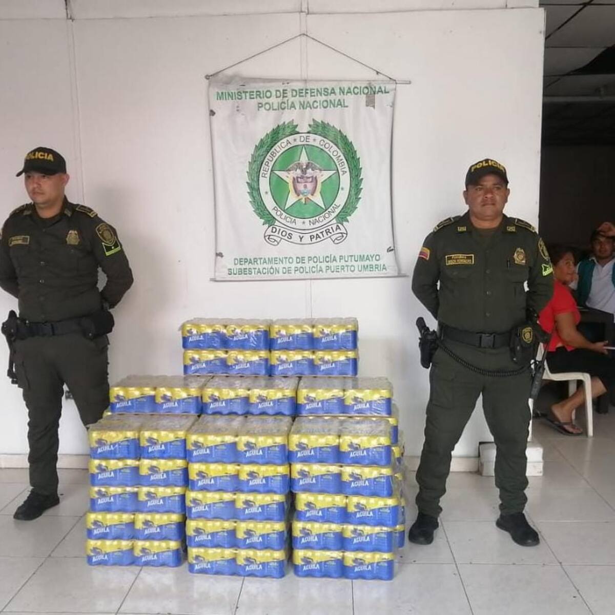 Incautan 3.552 cervezas en lata en operativos adelantados en Putumayo