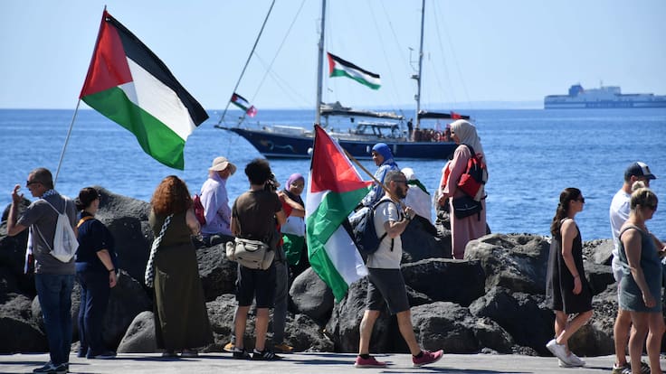 Flotilla de la Libertad sigue su viaje a Gaza: “vamos a negarnos a detener el barco”, dice activista