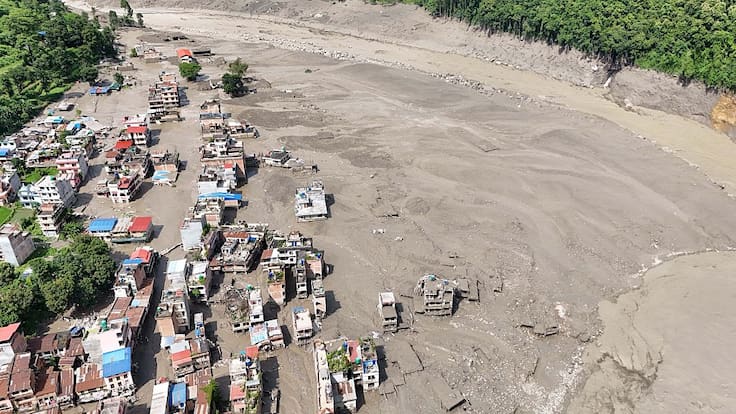 “Glaciares están muy inestables por el cambio climático”: geólogo sobre riada entre Nepal y Tíbet