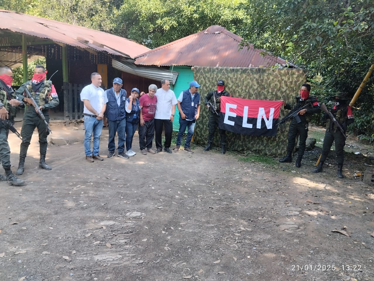 A una comisión humanitaria fue entregado el exalcalde Antonio Marín / Foto: Cortesía
