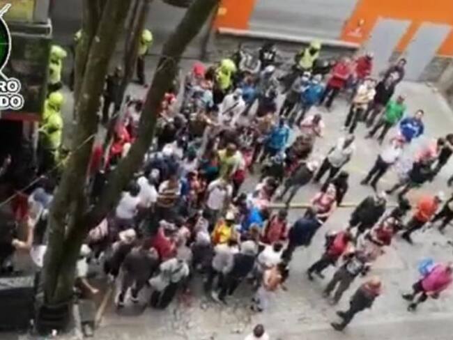 Intento de saqueos en supermercados en Pereira