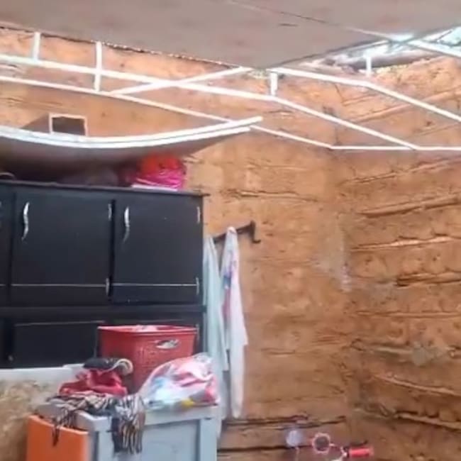 Captura de pantalla de video en redes sociales.