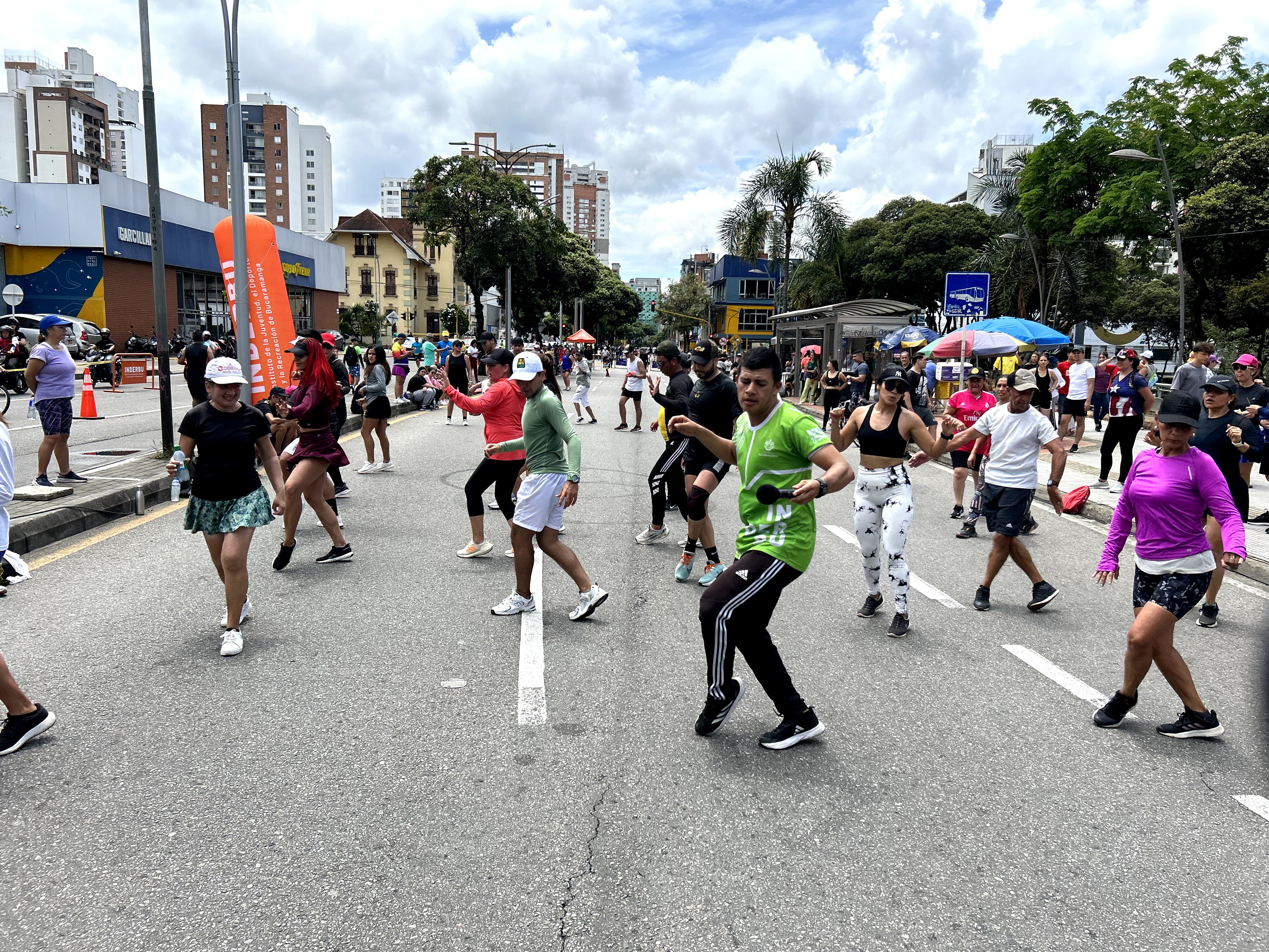 Recreovía en Bucaramanga