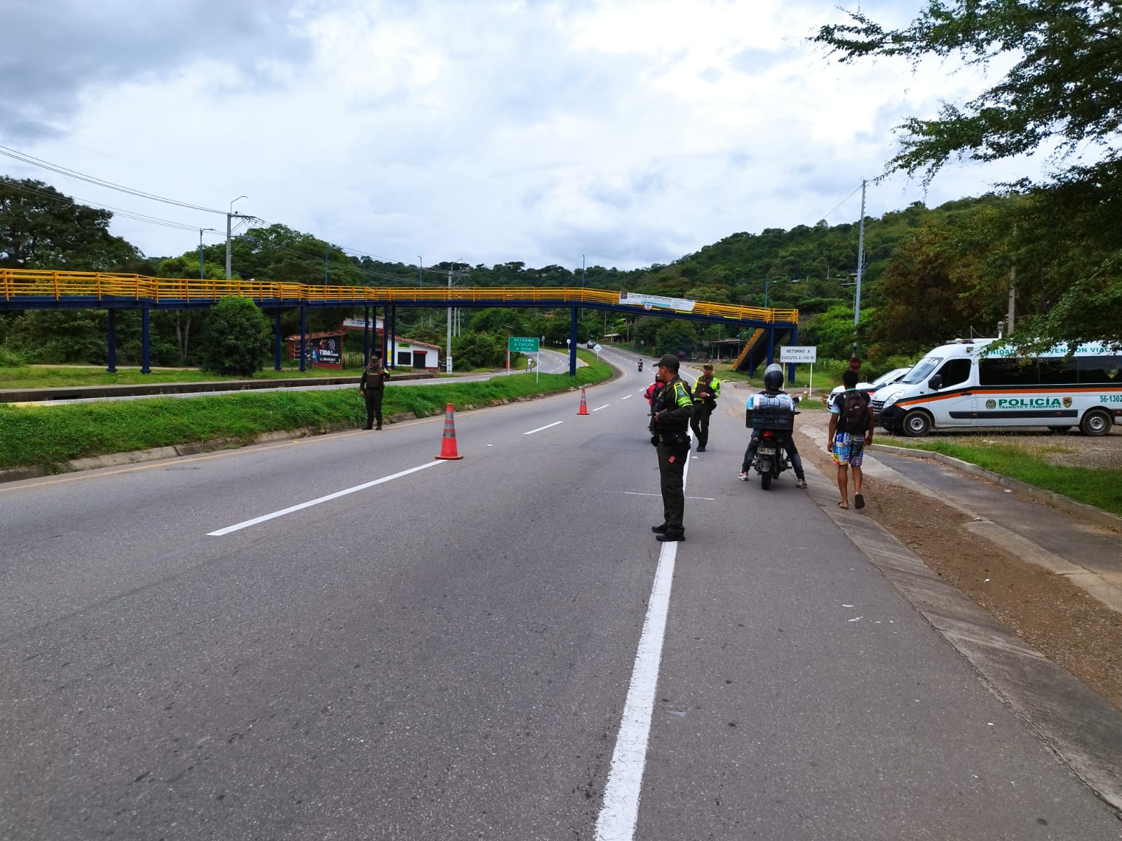 Plan retorno Cúcuta Norte de Santander. Foto Policía Nacional