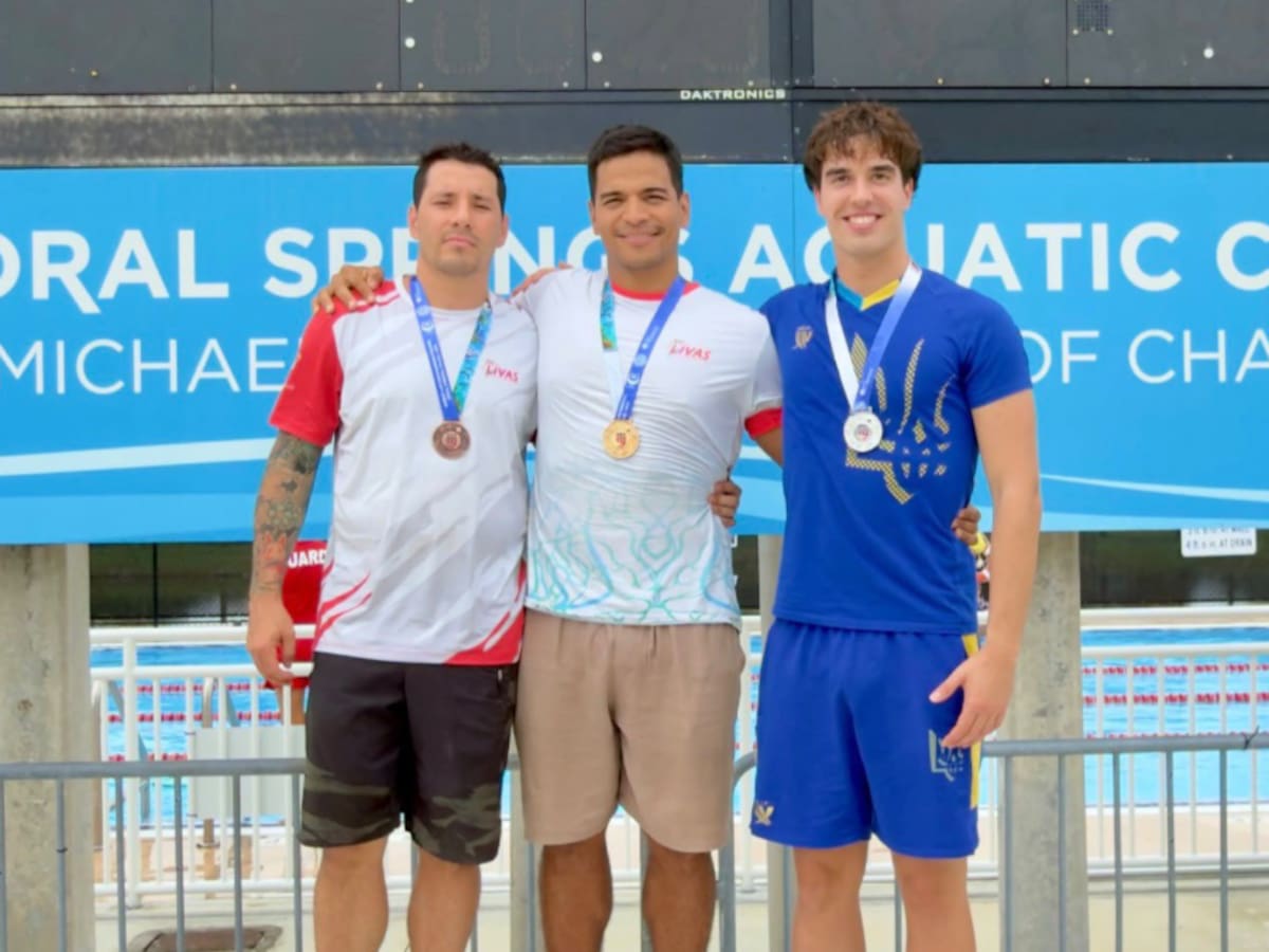 Valle del Cauca sumó tres oros, una plata y un bronce en la Copa Mundo de Natación con Aletas