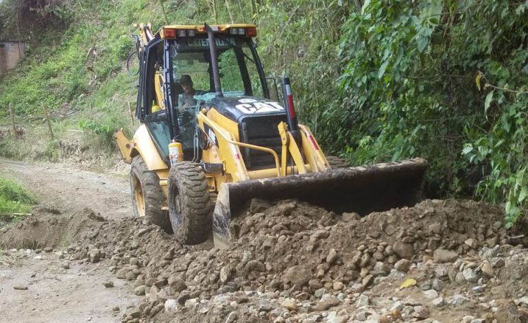 Varios derrumbes se han presentado en el Quindío producto de las lluvias.
