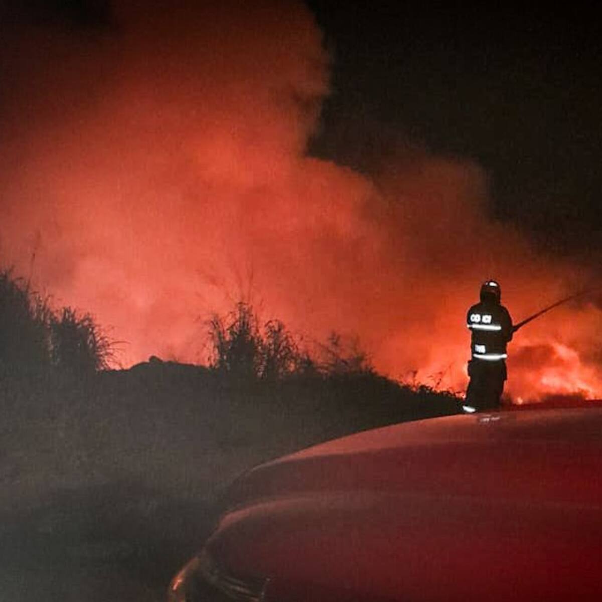 Cuerpo de Bomberos atendió cuatro incendios de manera simultánea en Cartagena