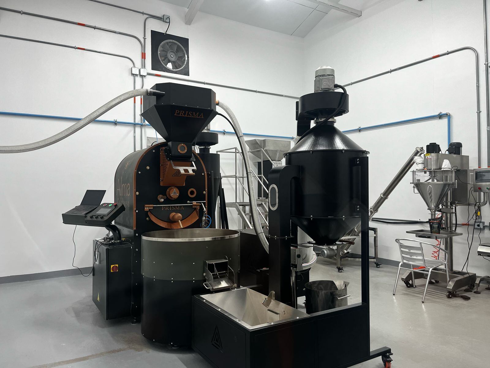 Equipos para la transformación del café.