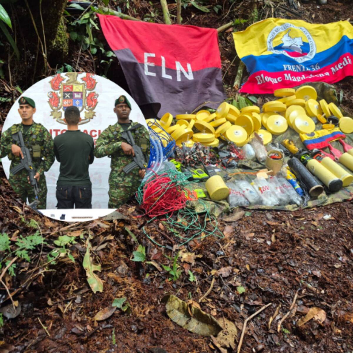 Un experto explosivista del ELN y frente 36 se entregó; podía elaborar hasta 100 minas al día