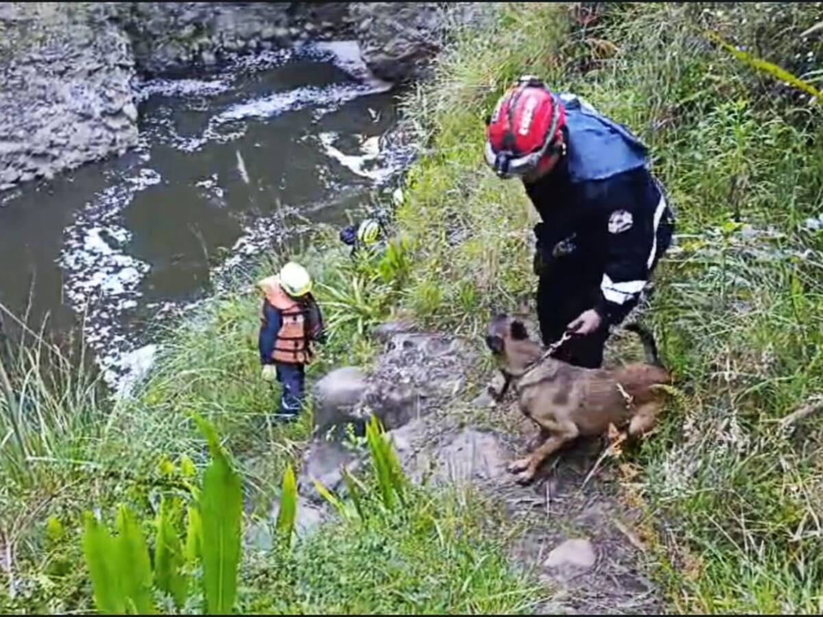 Sin vida fue hallado joven que intentando rescatar a su mascota cayó al río Guáitara
