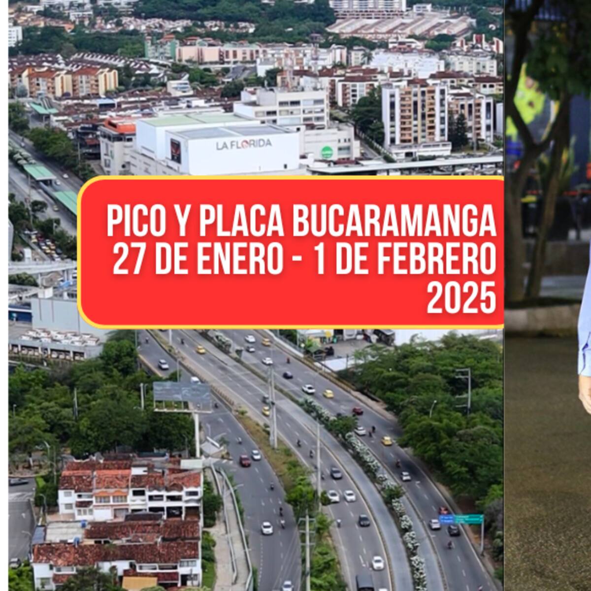 Así es el pico y placa en Bucaramanga este lunes 27 de enero hasta el sábado, 1 de feberero 2025