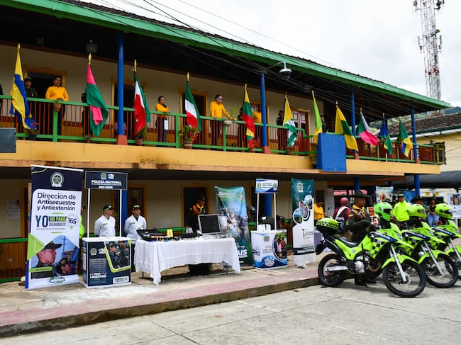 Lanzamiento plan cosecha en el municipio de Pijao, Quindío. Foto: Cortesía Comité Cafeteros, Quindío