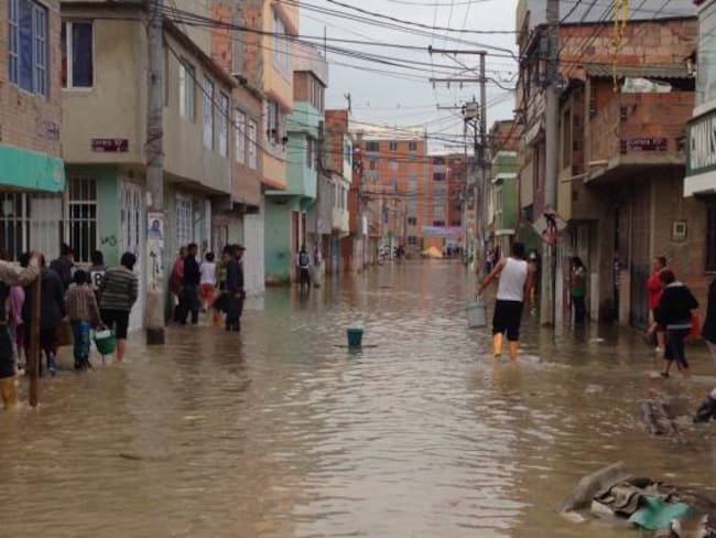 Habitantes de Soacha piden ayuda por inundación