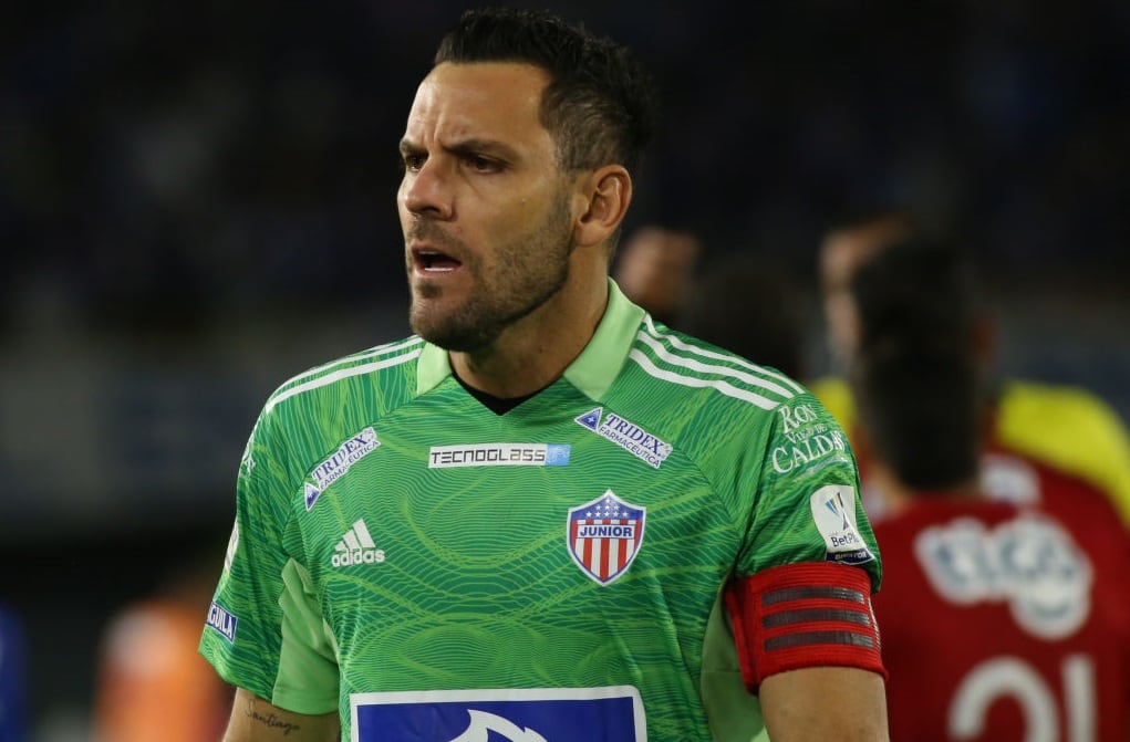 Sebastián Viera, exarquero del Junior de Barranquilla (Photo by Daniel Garzon Herazo/NurPhoto via Getty Images)