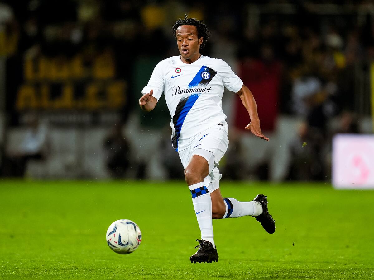 Juan Guillermo Cuadrado volvió a sumar minutos con el campeón de Italia, Inter de Milán