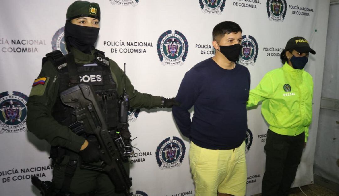 Cae extraditable en Cali.