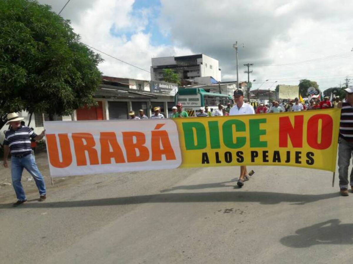 En Urabá no habrá peajes entre Chigorodó y Turbo
