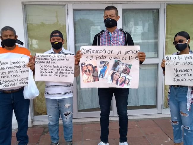 Familiares de fallecida ganan custodia provisional de su hijo en Cartagena