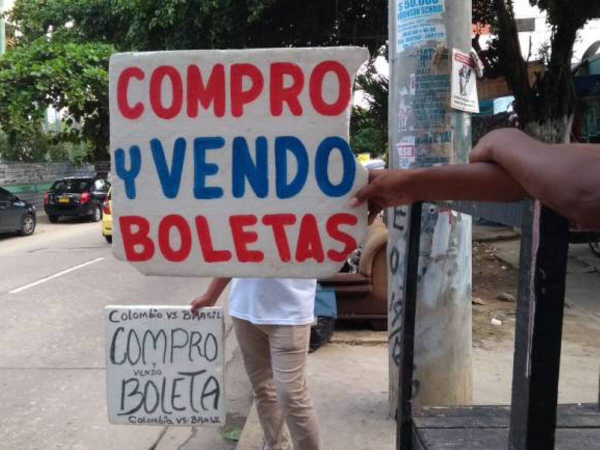 Cuidado con las boletas falsas para el partido Colombia VS Brasil