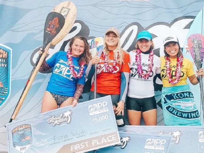 Colombiana Isabella ‘Izzi’ Gómez logra 2° lugar en Sunset Beach Pro 2019