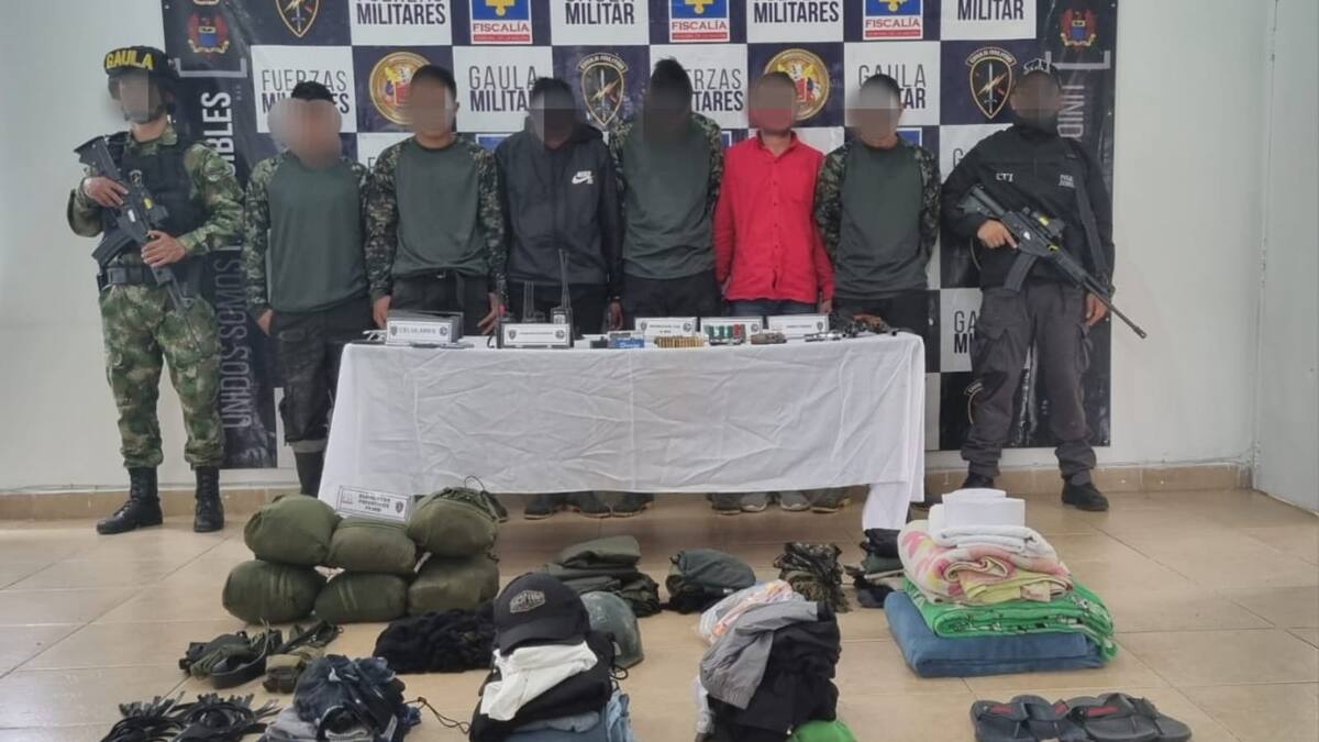 Capturan a los presuntos responsables pintar con siglas del ELN en La Unión