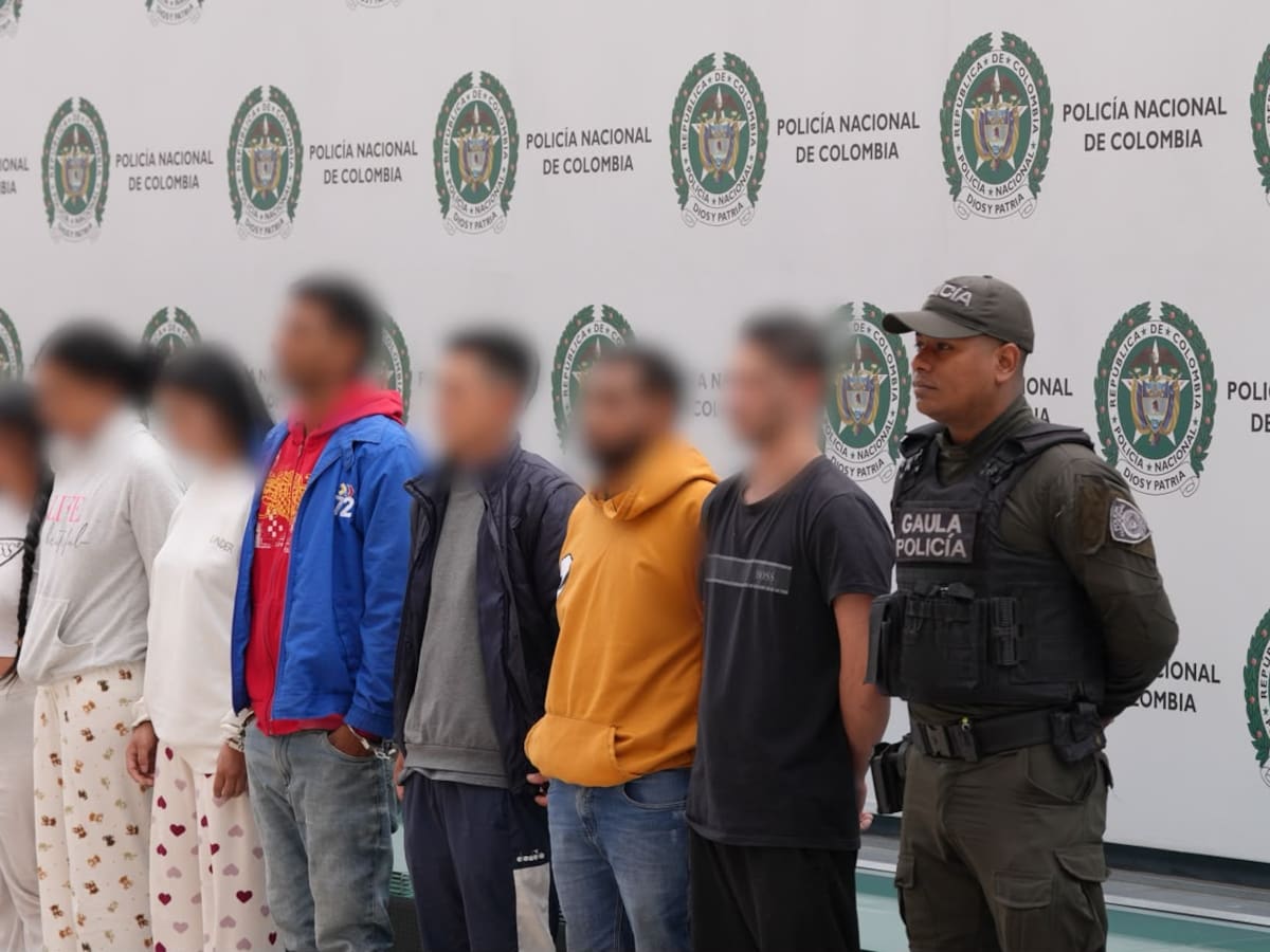 Capturan a 17 presuntos integrantes del ‘Tren de Aragua’ en Bogotá