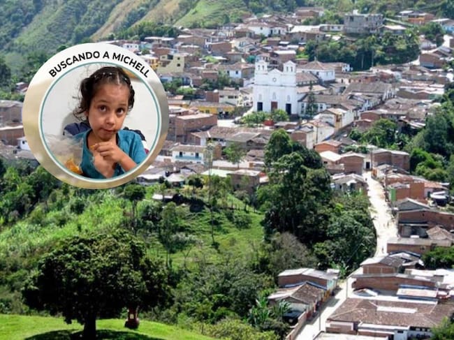 Menor desaparecida en Buriticá- Antioquia. foto Personería