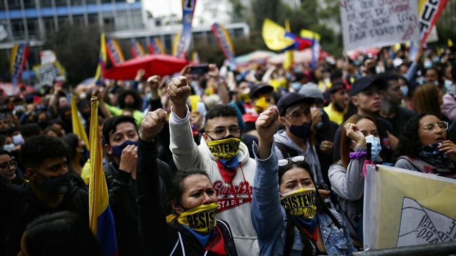 Manifestaciones Foto: Colprensa-Sergio Acero
