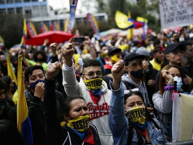 Manifestaciones Foto: Colprensa-Sergio Acero